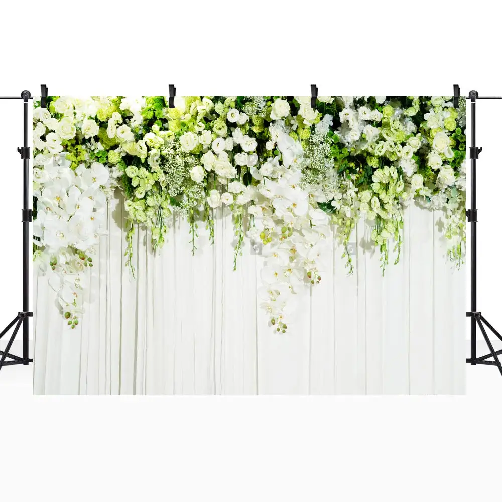White Green Rose Flower Floral Wall Wedding Backdrop Photo Photography Wedding  Background Decoration - Buy Wedding Party Decoration Props Party Photo  Shoot Backdrop,Photo Backdround Wedding Background Decoration,Wedding  Decoration Photo Background ...