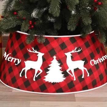 A257 New Arrival Festive Christmas Tree Skirt PET Material Hot-Selling Decorative Base Holiday Ornament Stock Christmas Tree