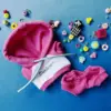 Labu sweatshirt set barbie powder
