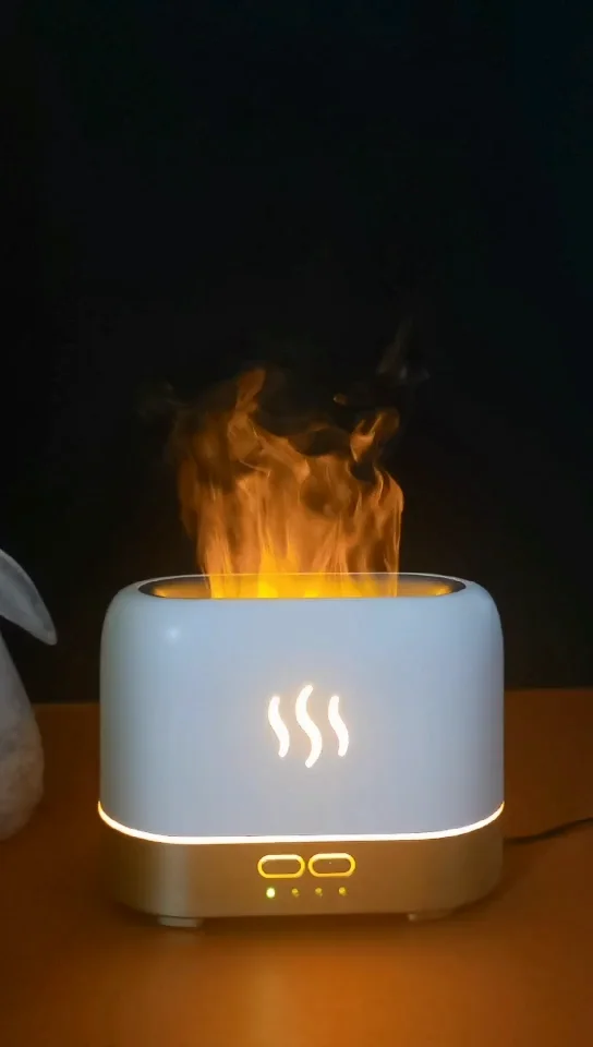 Hot Sale 200ml Flame Aroma Diffuser Usb Fire Humidifier Essential Oils