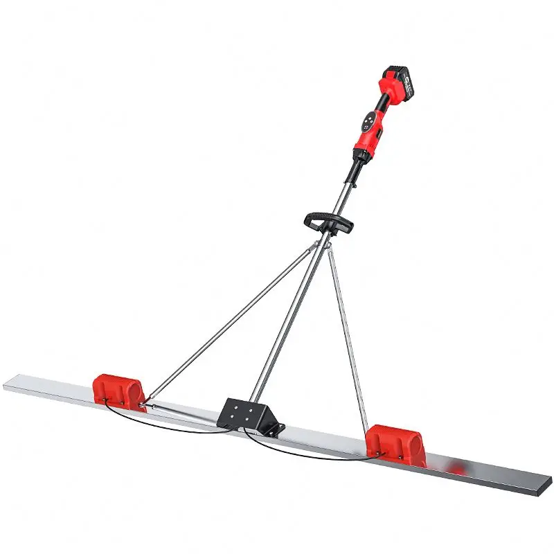 Lithium Dual Frequency Vibrations Feet Leveling Ruler Vibrator Floor Machine for Construction Equipment