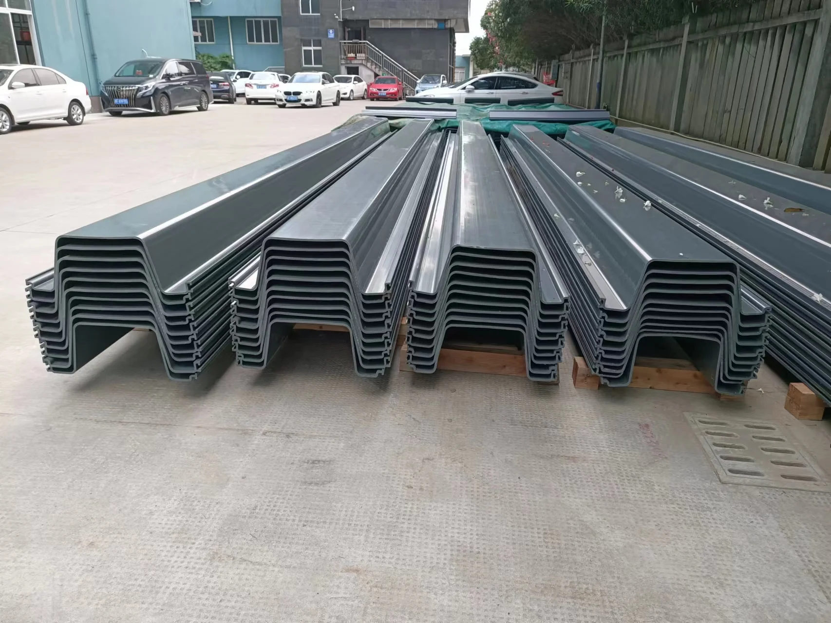 Plastic Sheet Pile U Type Seawall Retaining Wall Pvc Sheet Pile Vinyl