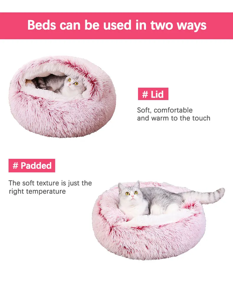 Soft Plush Pet Bed Houses Dropshipping Wholesale Washable Luxury Large ...