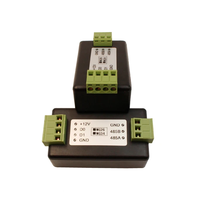 
Конвертер передачи данных wiegand26/34 в RS485 с протоколом MODBUS для контроля доступа 