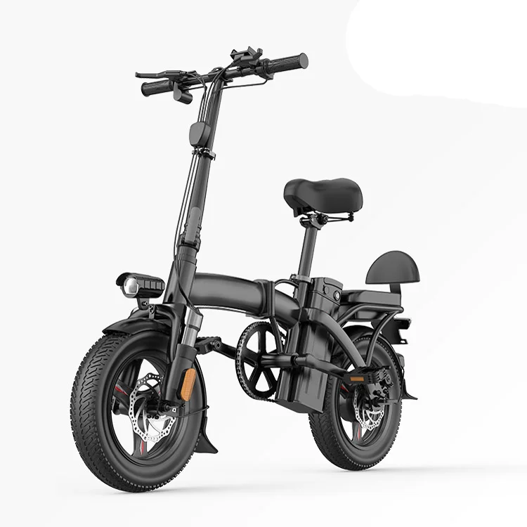 Folding e-bike with 14inch fat tire, battery 10ah, Foldable electric bicycle