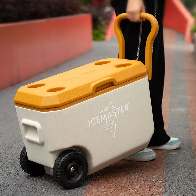 IceMaster 38L Customized Logo Colors Waterproof Fishing Camping Picnic Wine Usage Insulation Mini Drinks Cooler Box One Order