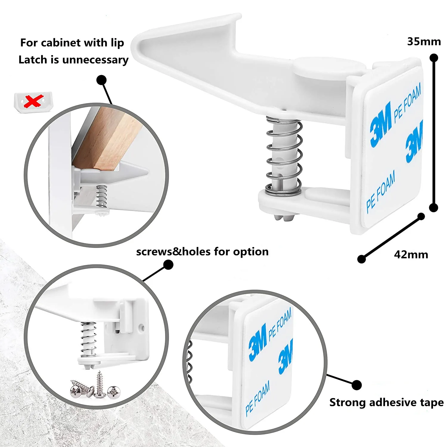 Oem Complete Baby Proofing Kit Child Safety Hidden Locks
