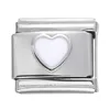 Stainless Steel Heart-Shaped --White
