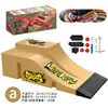 venatura del legno in stile giallo a-comprende 1 skateboard