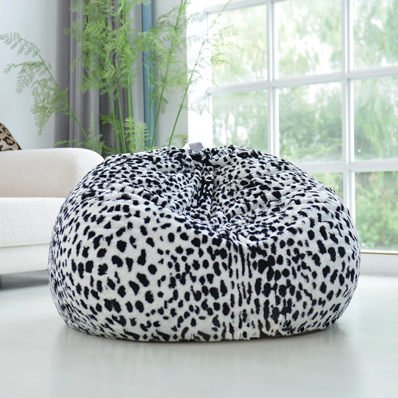 Sofa Lounger Cheetah Print Bean Bag Chair Leopard Print Bean Bag