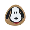 Dessous de verre chiot couleur originale blanc