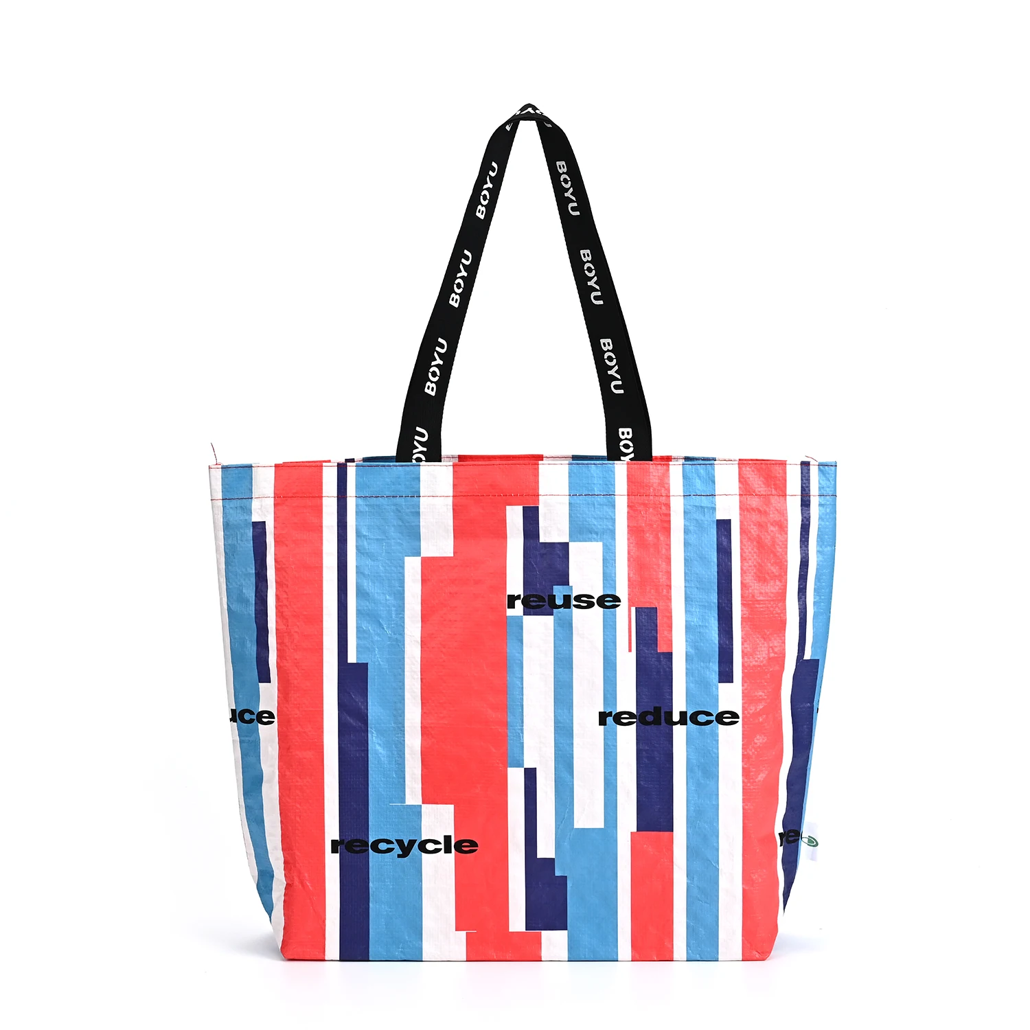 Custom Ladies Fashion Shoulder Tote Bag PP Woven Carry Bag Closure Organic PP Woven Beach Bags with Custom Logo details