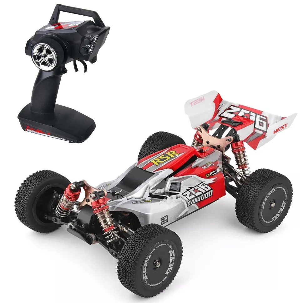 New Hot Wltoys 144001 RC Car 1/14 2.4G 4WD Racing RC Car 60 km/h Metal Chassis 4wd Electric Remote Control Toys for Children