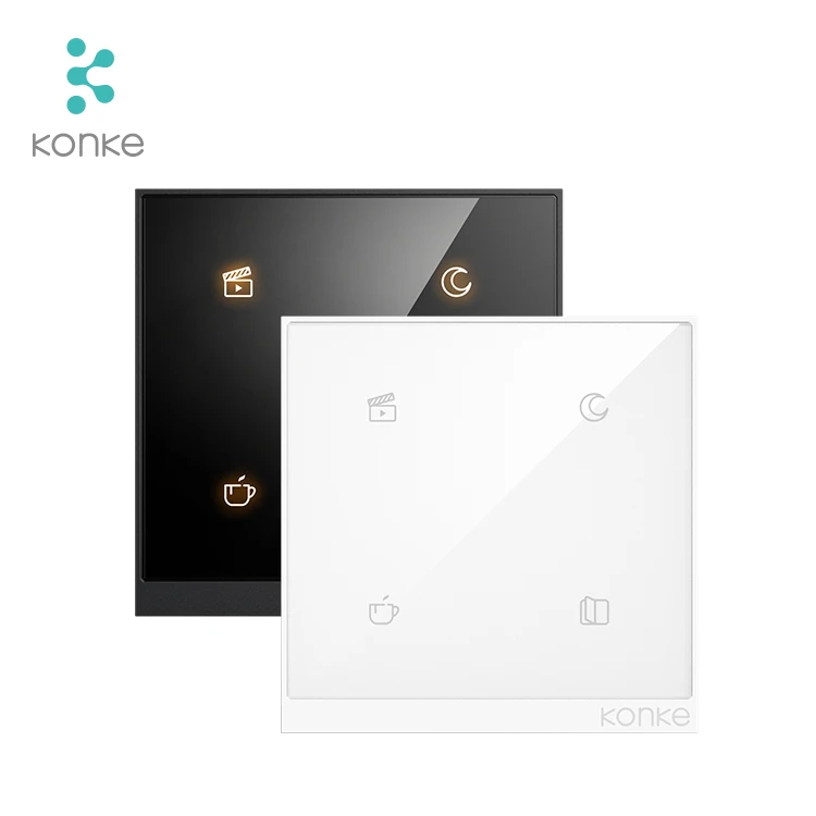 KONKE Zigbee Scene Switch Panel Smart Home Switch Touch Screen