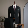 9992 Black (suit + vest + pants)