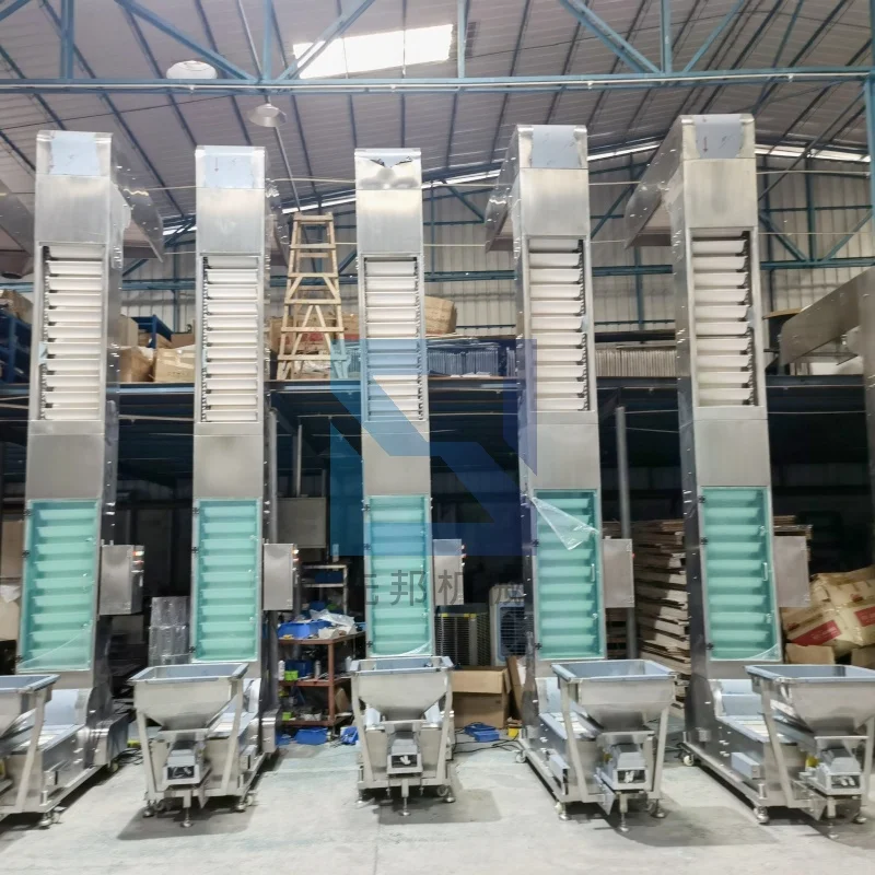 High Quality Z Type Bucket Elevator Food Grade PVC New Steel Product Conveyor Rubber Motor Bearing Gearbox Engine PLC Food