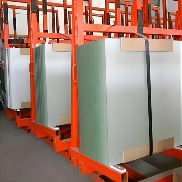 3.2mm Ultra-clear Low Iron Tempered Cloth Texture Solar Anti-glare Glass for Photovoltaic Modules