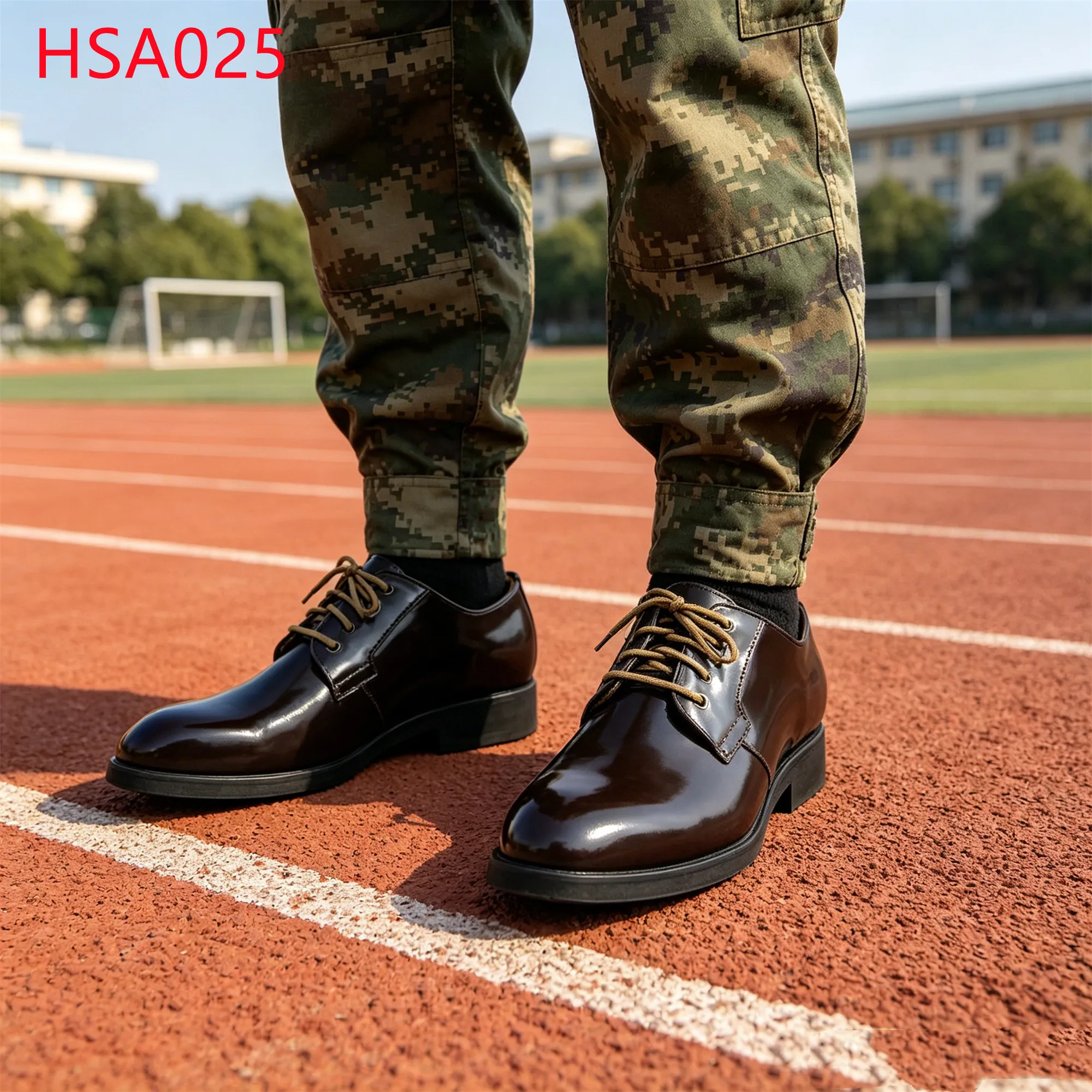 LXG,Formal Ceremony Wipeable Surface Brown Shining Dress Shoes Must-have Round Toe Style Business Work Shoes at Events HSA025