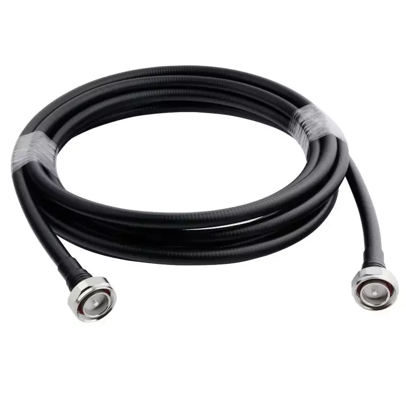 1/2'' Superflexible Feeder Cable 7/16 Din Male To 4.3-10 Mini Din 4.3/10 Male Connector Flexible cable assembly RF jumper manufacture