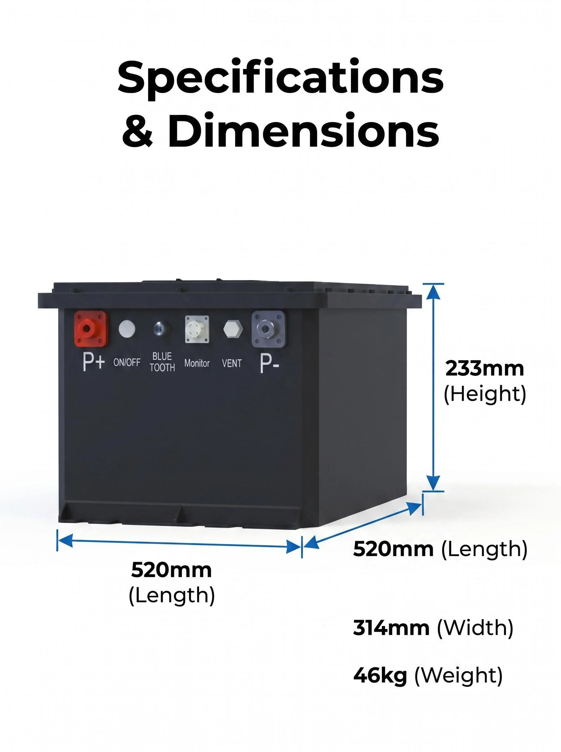 100ah 160ah lithium ion battery 48v golf carts battery can rs485 bluetooth electric vehicle battery-5