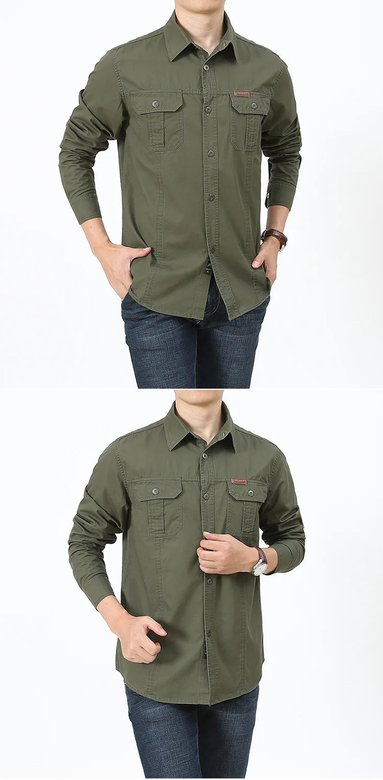 Wholesale High Quality Cotton Custom Tops Jackets Spring Autumn Long Sleeve Multi-color Design Casual Plus Size Shirt961_voghion.com