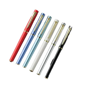 Factory Direct Supply Yishuda High-End Metallic Paint Gel Pens Customizable Logos Promotional Gift Pens Printed Pens Black Ink