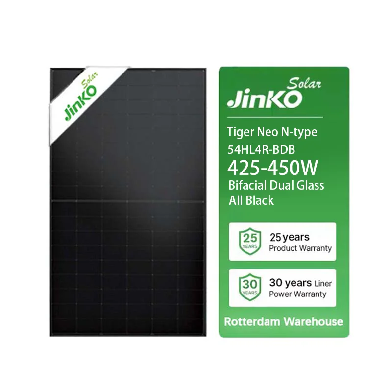 Jinko Tiger Neo 54HL4R-BDB 425W-450W All Black Bifacial Module