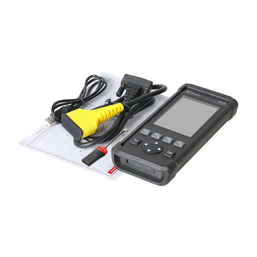 Launch Creader 619 CR619 Code Reader Full OBD2/EOBD Functions Support Data Record and Replay Diagnostic Scanner