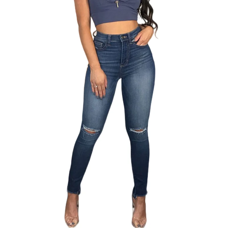 Custom High Quality Ropa De Mujer Pantalon Jeans Denim Ripped Bule Stretchy  Skinny Women Jeans For Ladies - Buy Women Jeans For Ladies,Ropa De Mujer  Pantalon Jeans,Stretchy Skinny Product on 