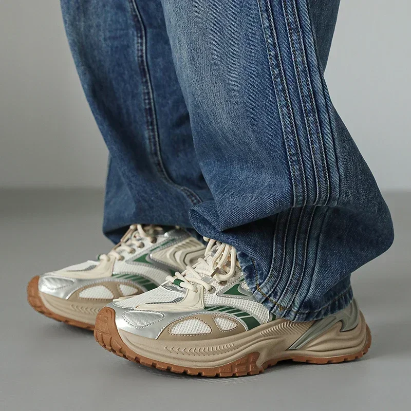 Casual Sports Shoes Fashion Brand Design New Men's Chunky Sneakers Male Female Dad Shoes Trendy Girls Boys Sneakers for Man_3