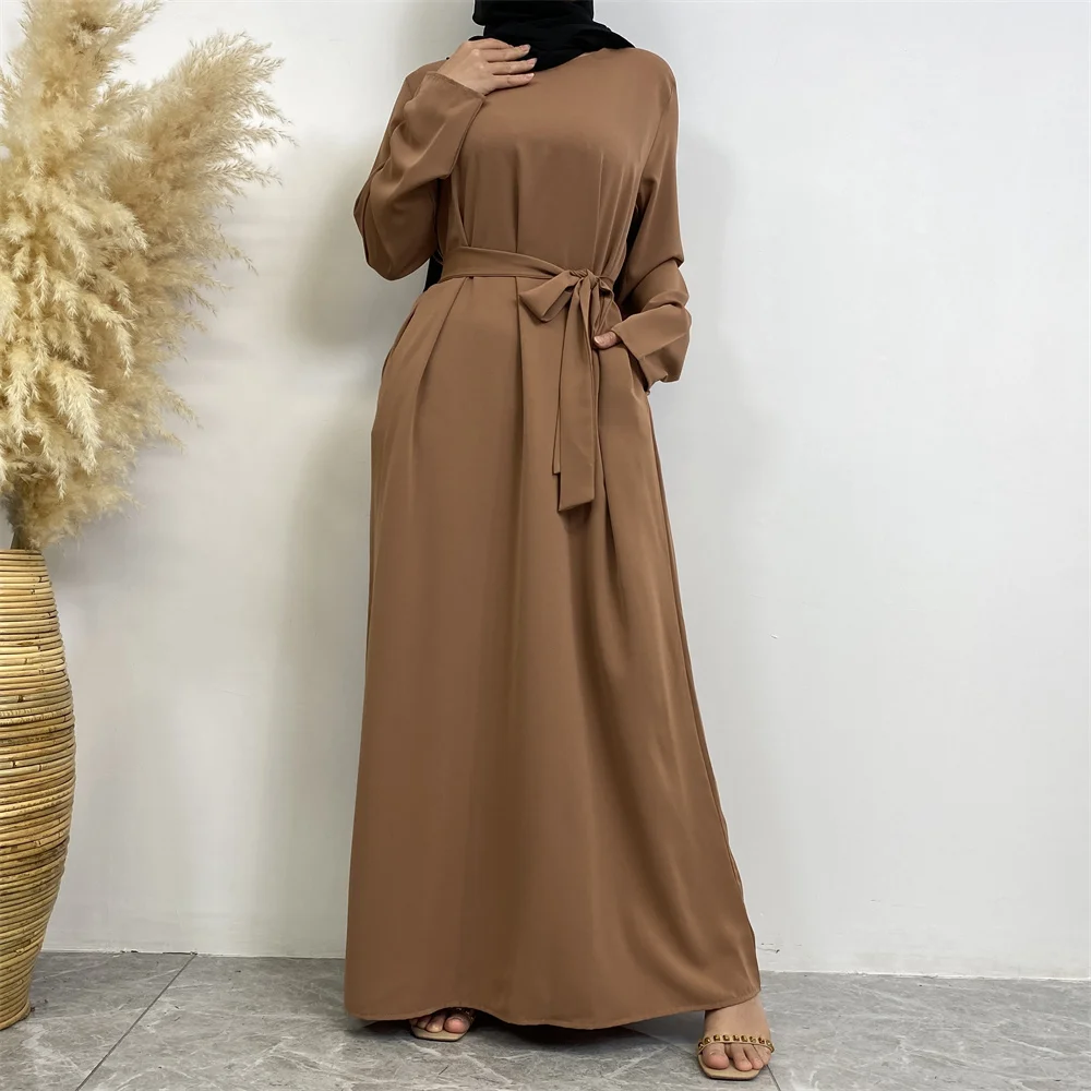 6597# Modest Fashion Muslim Long Dress With Side Pockets Nida Fabric Solid Color Women Clothing| Alibaba.com 6597# Modest Fashion Muslim Long Dress With Side Pockets Nida Fabric Solid Color Women Clothing| Alibaba.com