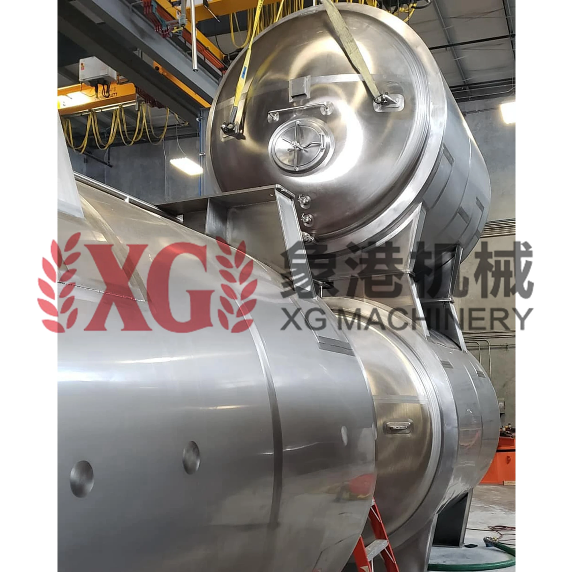 Горизонтальный бак для пива с двойными стенками из нержавеющей стали, 3000L, 30HL, 25BBL, Китай