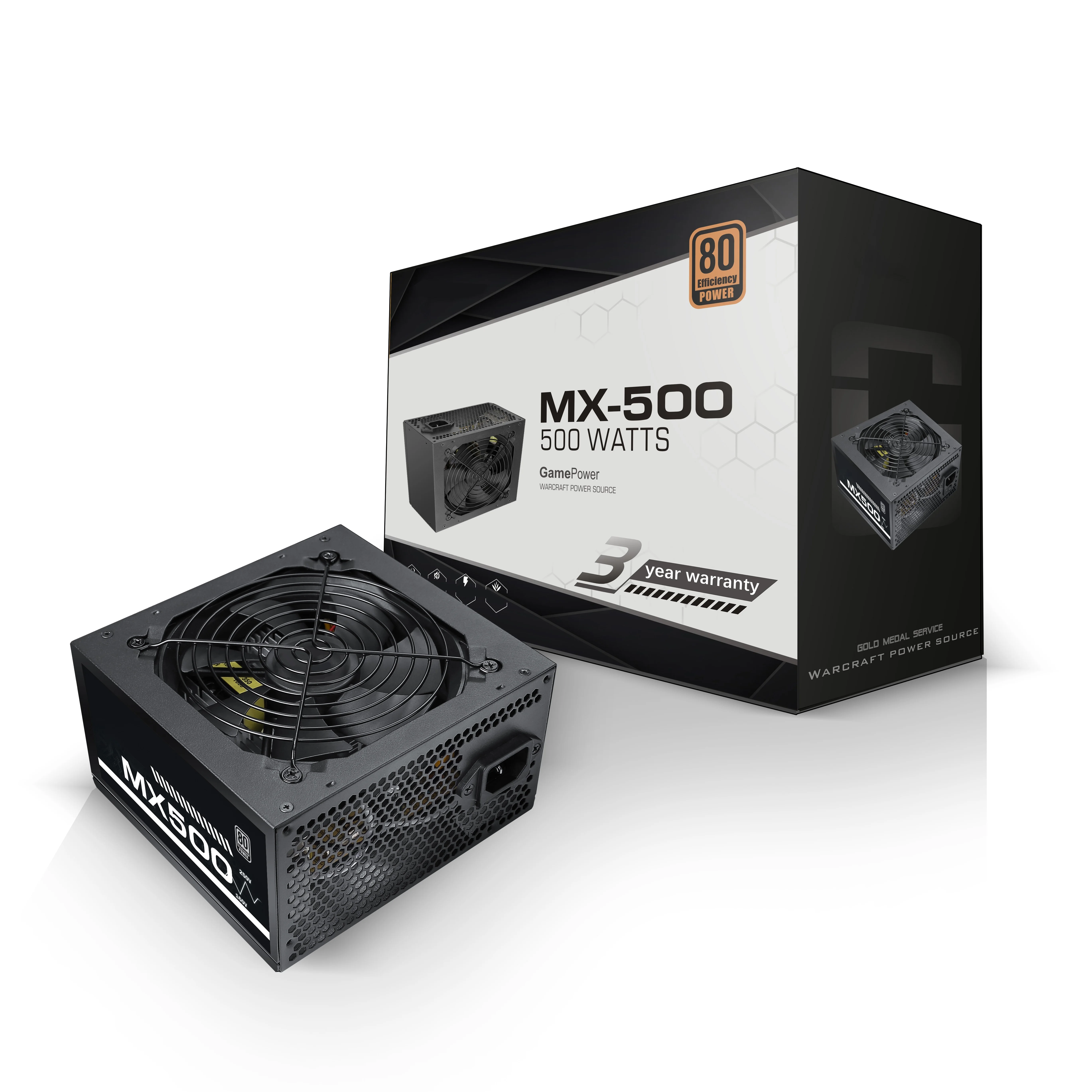 Sostuzione PSU Desktop PC Alimentatori ATX 350W Alimentatore con 12cm Ventola Rossa