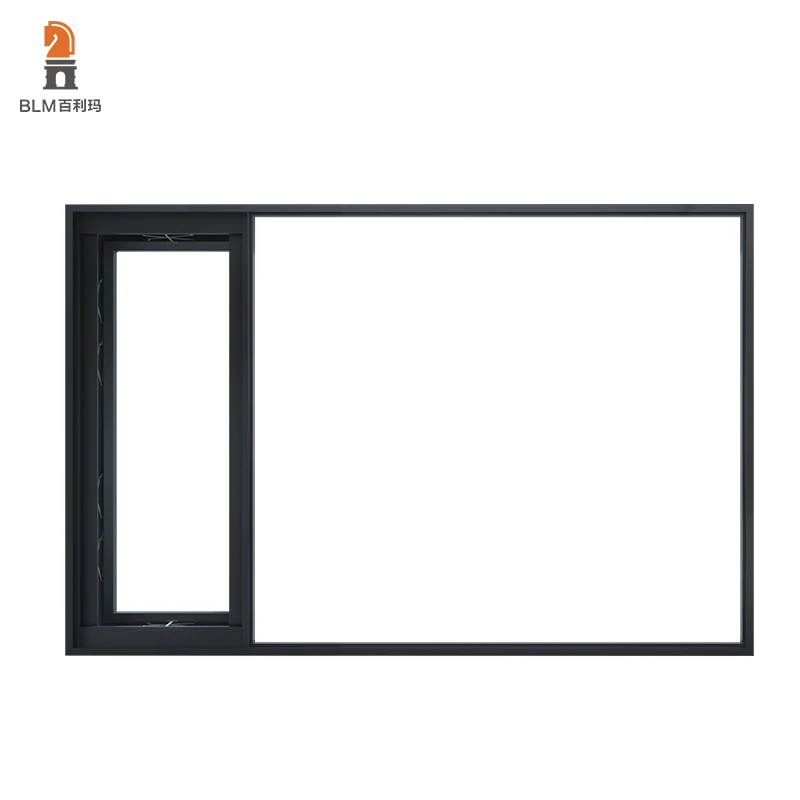 High quality aluminum manual push window aluminium casement windows