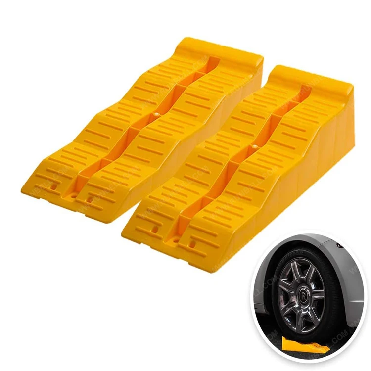 RV Leveler Ramp Wheel Chocks for RV Leveling Ramps Camper / Trailer on Stabilizing Uneven Ground and Parking