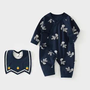 New Baby Clothes Pure Cotton Long Sleeve Bodysuit Print Jumpsuit Baby Romper