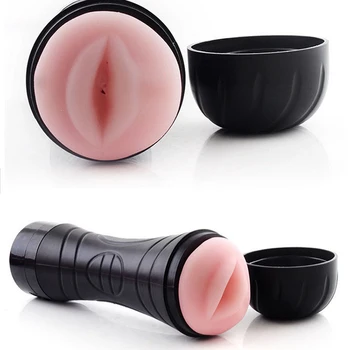 Male Vaginal Masturbator Artificial Vaginal Sex Toys Realistic Soft Silicone Masturbation Airplane Cup Men Sex Toys