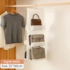 White 6 Pocket Hanging Bag