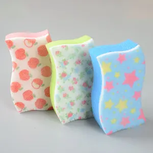 2026 New Products for Kitchen PU Sponge with Non-woven Fabric Pu Emboss with Sponge