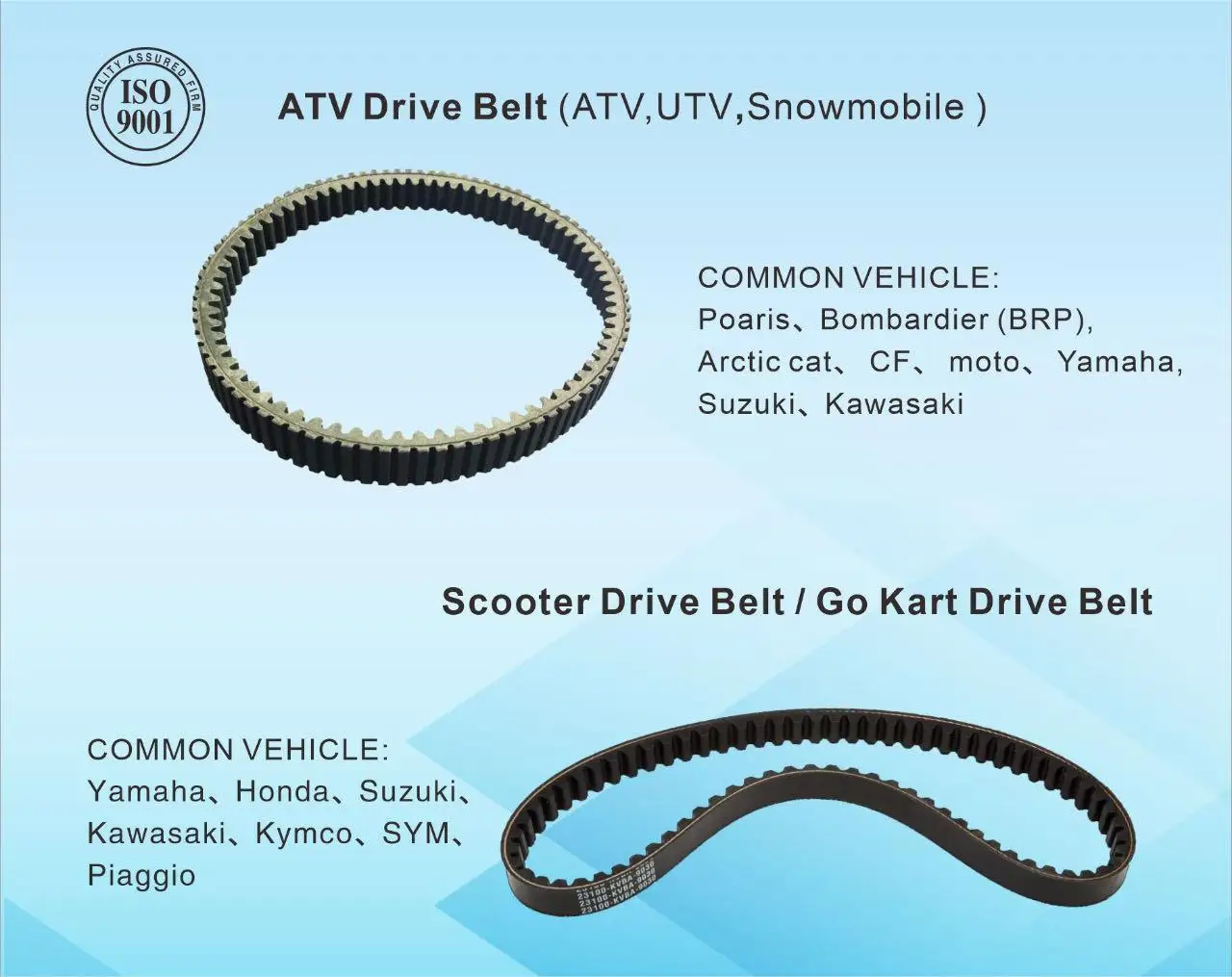 VIT ATV/UTV RZR XP4 1000 2014-2018 Drive Belt OEM :3211180 supplier