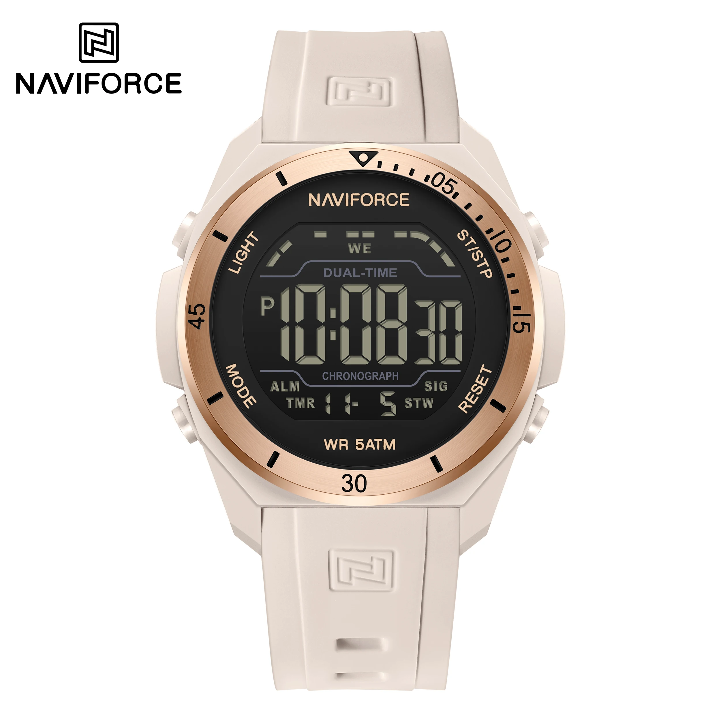 NAVIFORCE Men's Luxury Waterproof Sport Watch