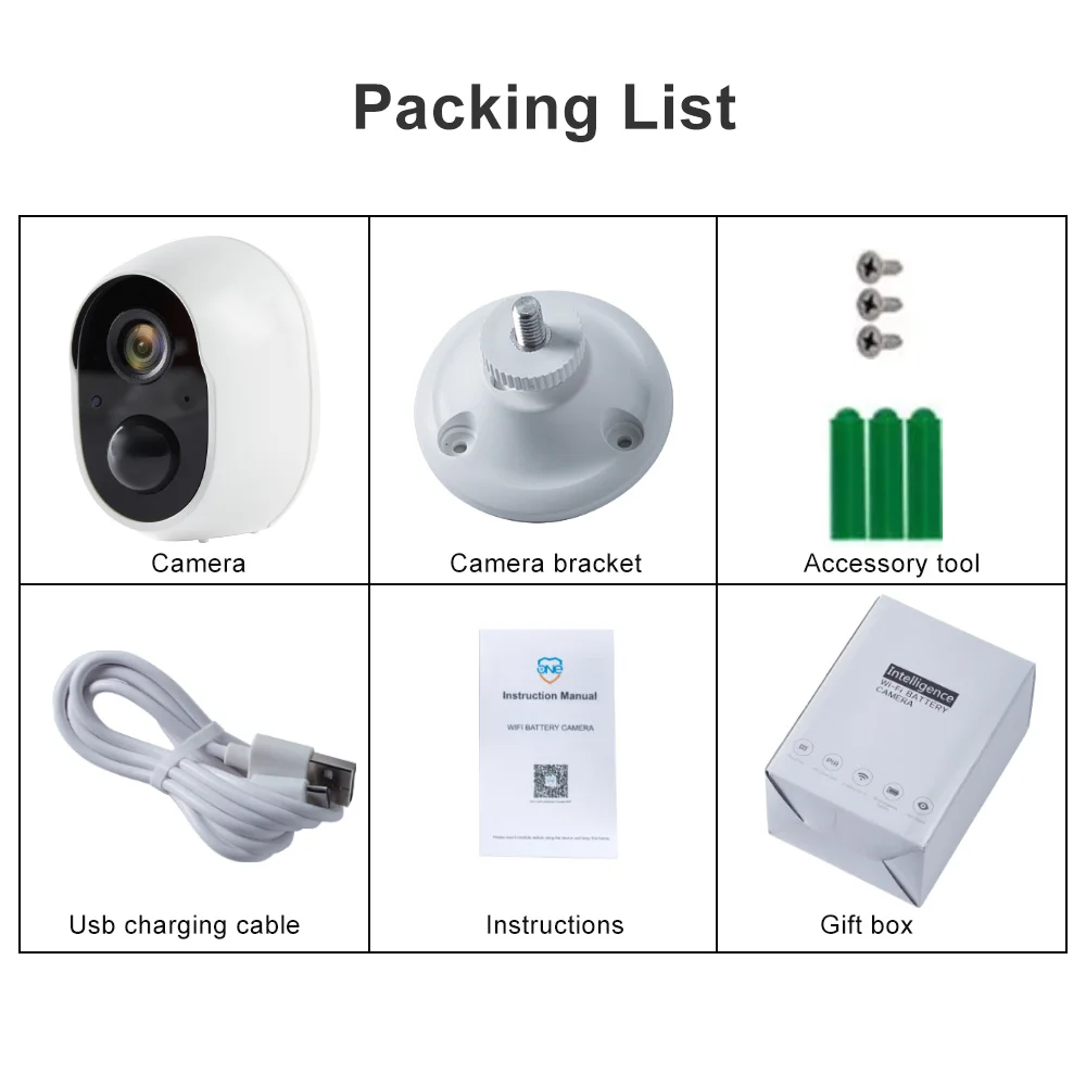 2k Full Hd 3mp Ip Camera With Auto Tracking Indoor Mini Wireless Smart