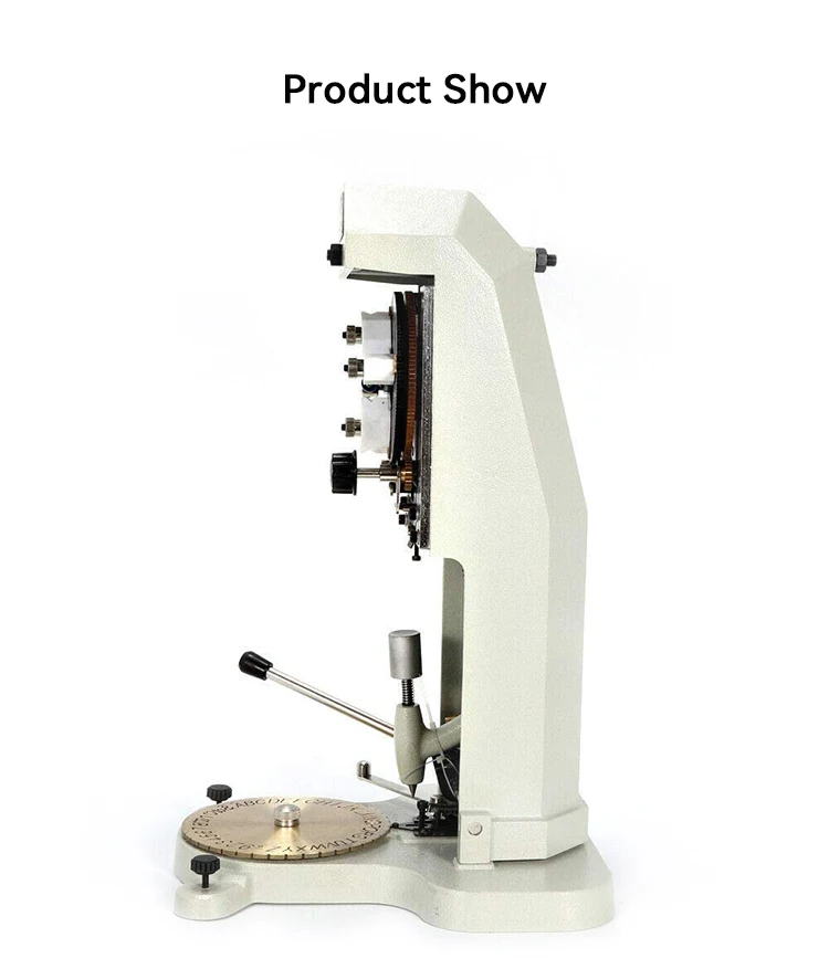 Standard Letter Block Dial Manual Inside Ring Marking Engraving Machine
