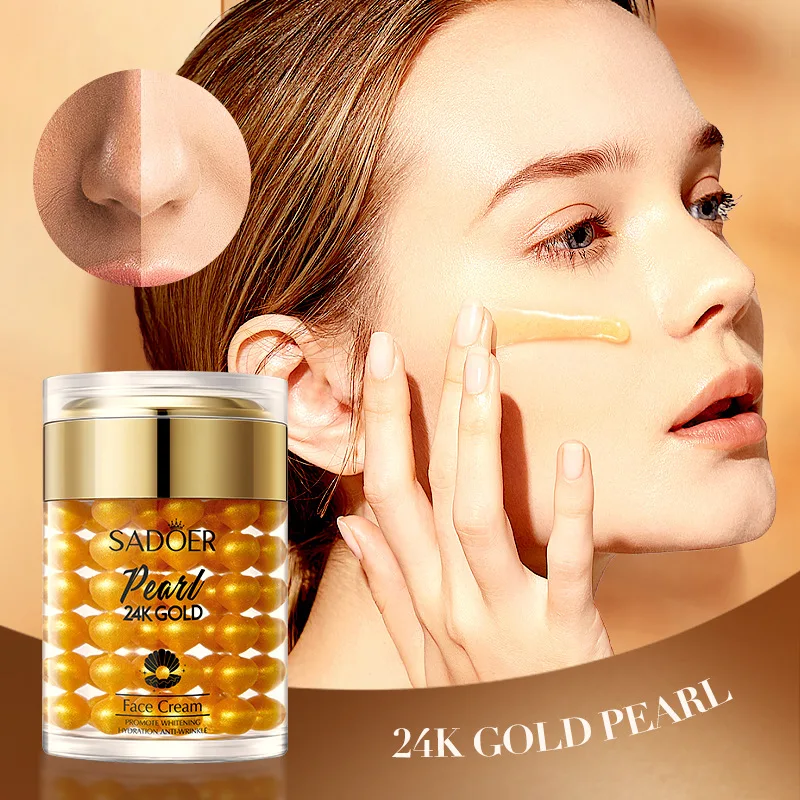 Pearl 24K Gold Anti-Wrinkle Face Cream for All Skin Types