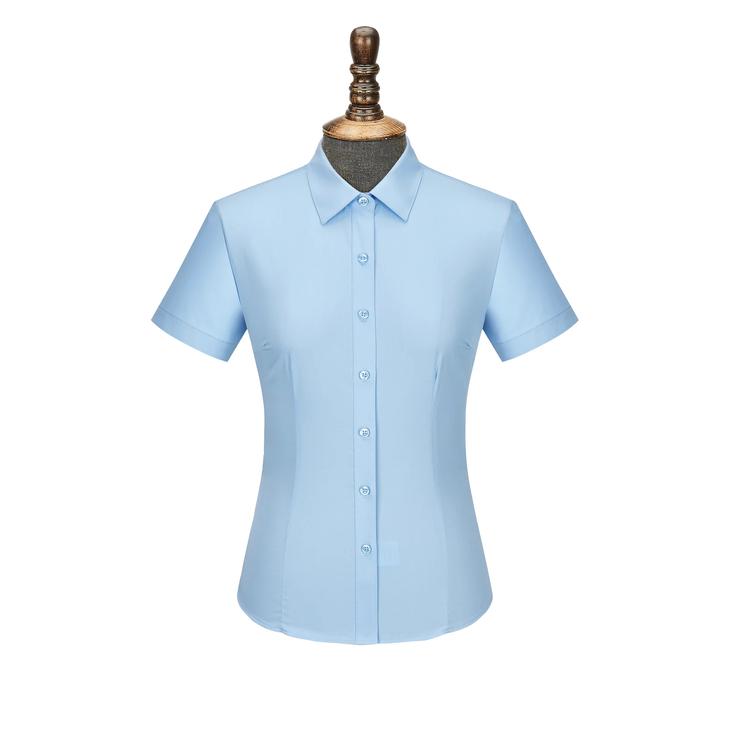 Elegant Fall Winter Work Clothes Real Estate Sales Hotel Business Knitted Formal  Women‘ Shirt