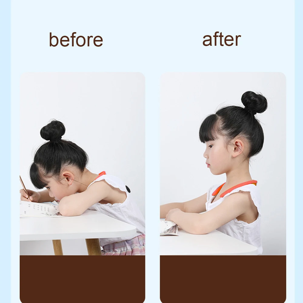 Корректор осанки для мужчин и женщин с вибрационным напоминанием детей висячий шейный дисплей