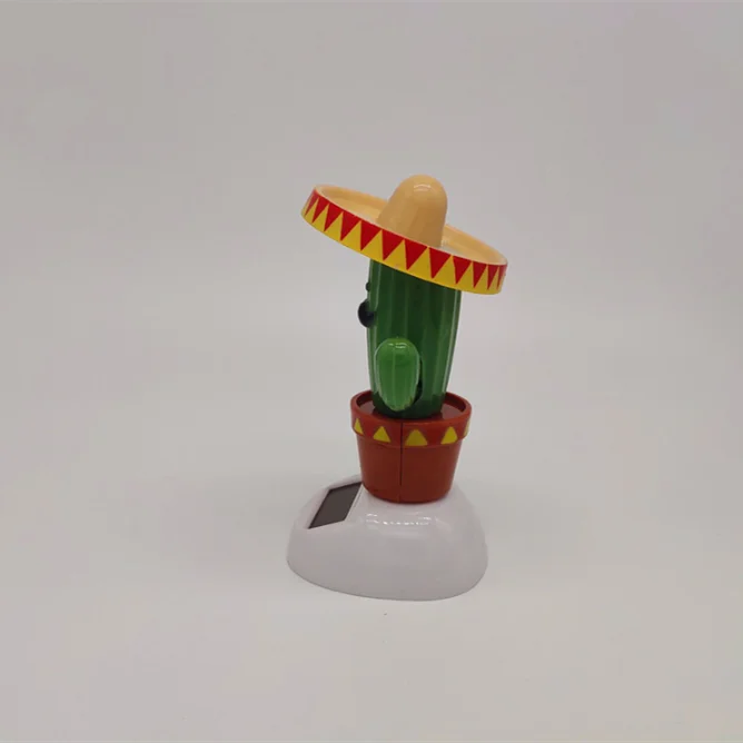 Упаковка с логотипом на заказ, танцевальные игрушки на солнечной батарее, танцевальные игрушки для автомобиля, окон, детское внутреннее украшение