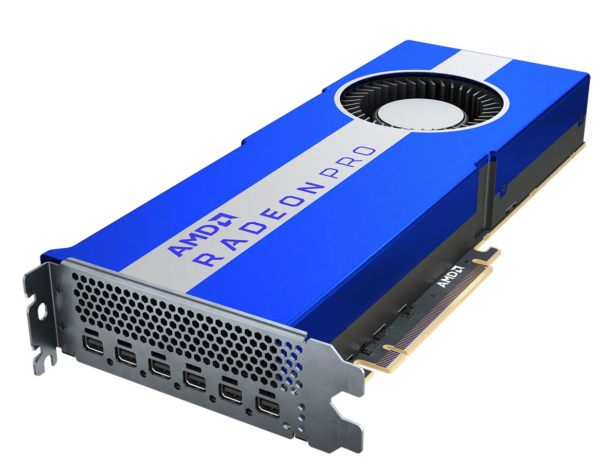 Original Graphics Card AM.D Radeon Pro VII W5700 8GB GDDR6 GPU Card Graphics Processor for AI Data Analysis
