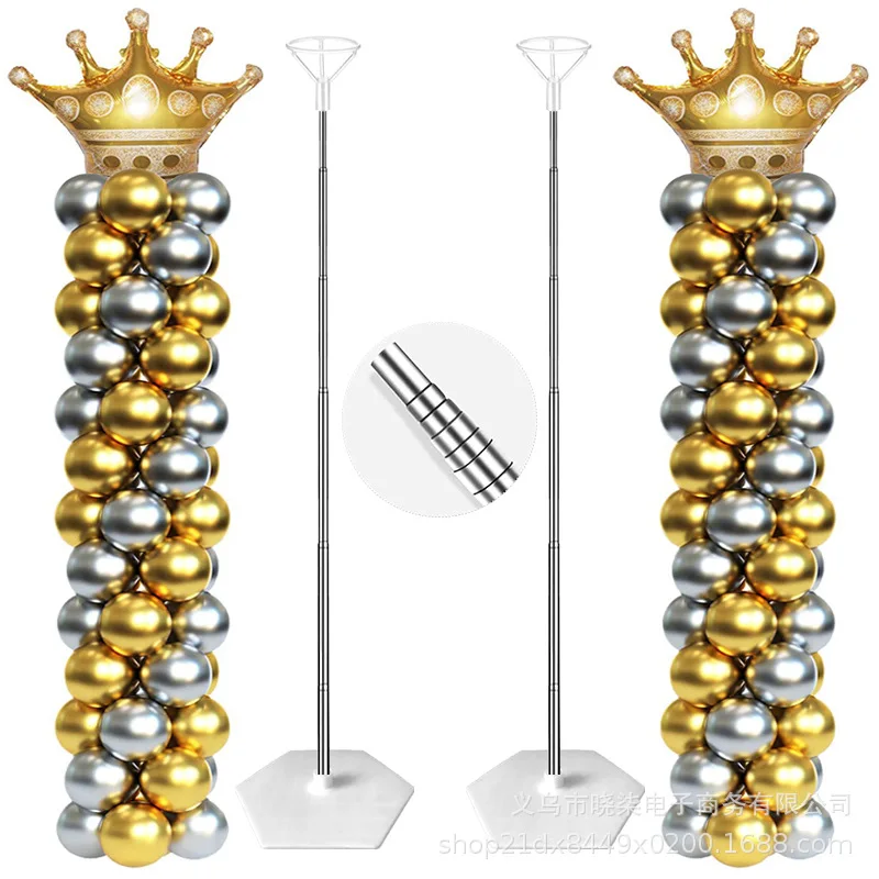 Column Birthday Setting Wedding Party Decoration Hexagonal Base 2m ...