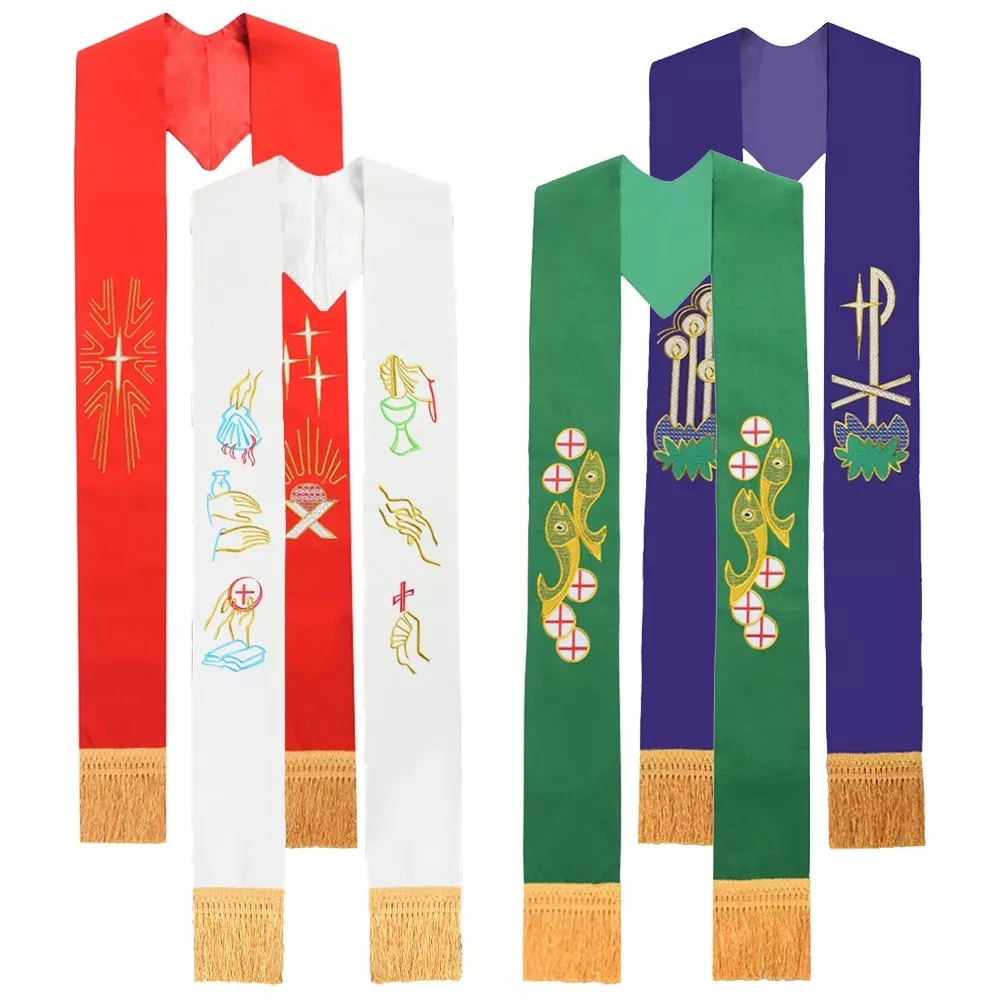 Christian Catholic Priest Stole Church Pastor Clergy Overlay Stole